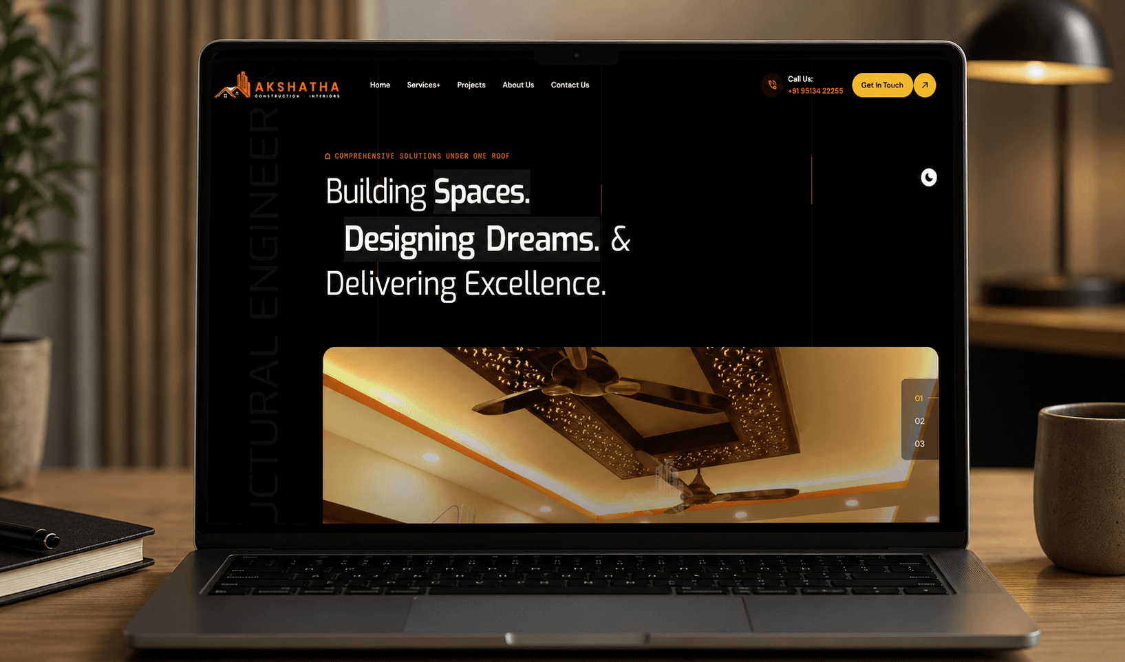 Akshatha Construction website