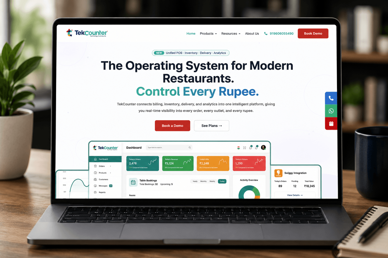 TekCounter SaaS platform